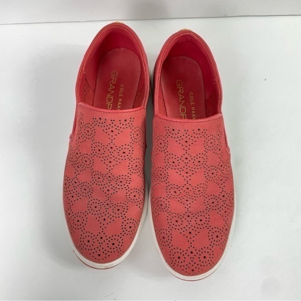 Cole‎ Haan Women's Grandpro Paisley Perforated Slip-on Sneaker - Picture 6 of 12